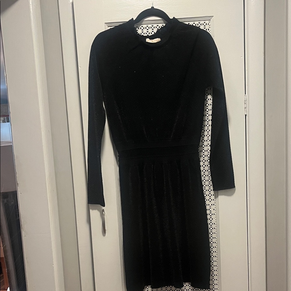 Tory Burch Black Long Sleeve Dress